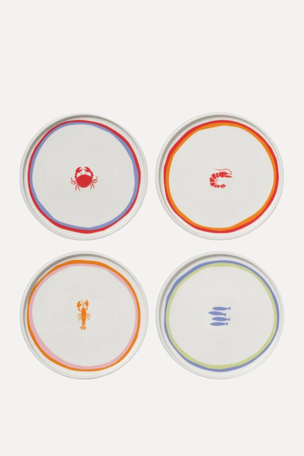 Seafood Fine China Side Plates from In The Roundhouse