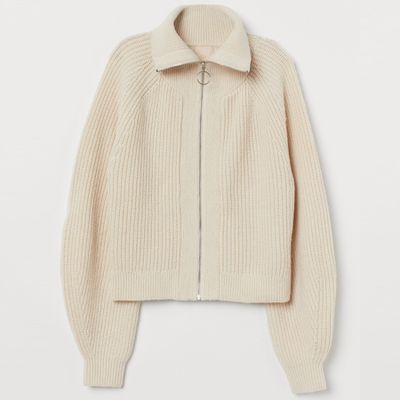 Boxy Wool-Blend Cardigan from H&M