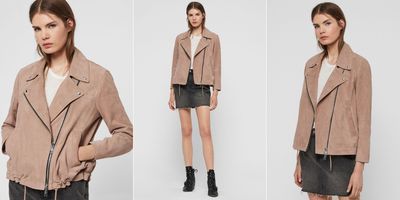 Suede Macey Biker Jacket, £298