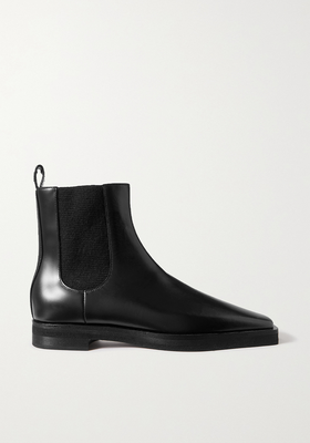 The Ankle Leather Chelsea Boots from Totême