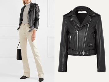 Illusive Leather Biker Jacket from Iro