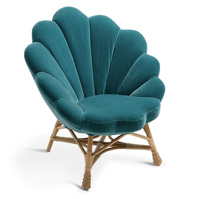 The Rattan Upholstered Venus Chair from Soane