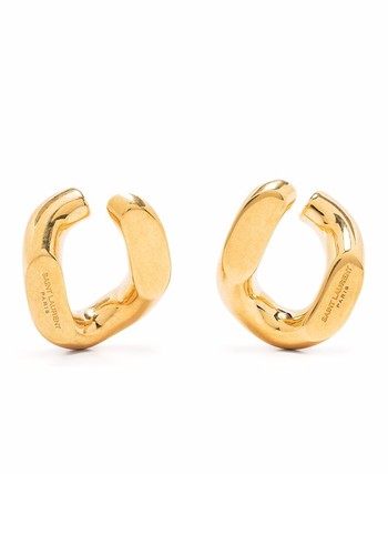 Distorted Hoop Earrings from Saint Laurent