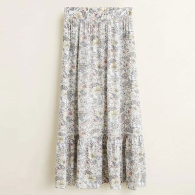 Printed Modal Skirt from Mango