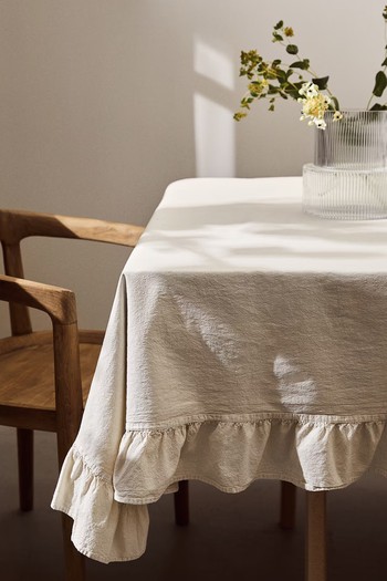 Frill-Trimmed Tablecloth from H&M