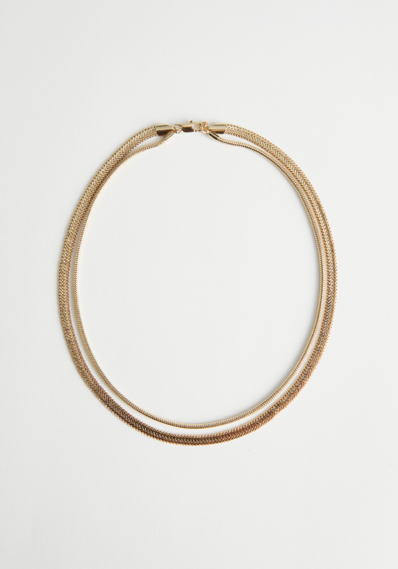 Duo Layered Chain Necklace