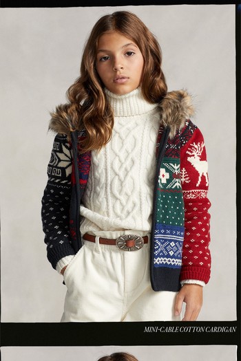 Fair Isle Patchwork Full-Zip Jumper