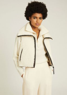 Shearling Gilet from Reiss