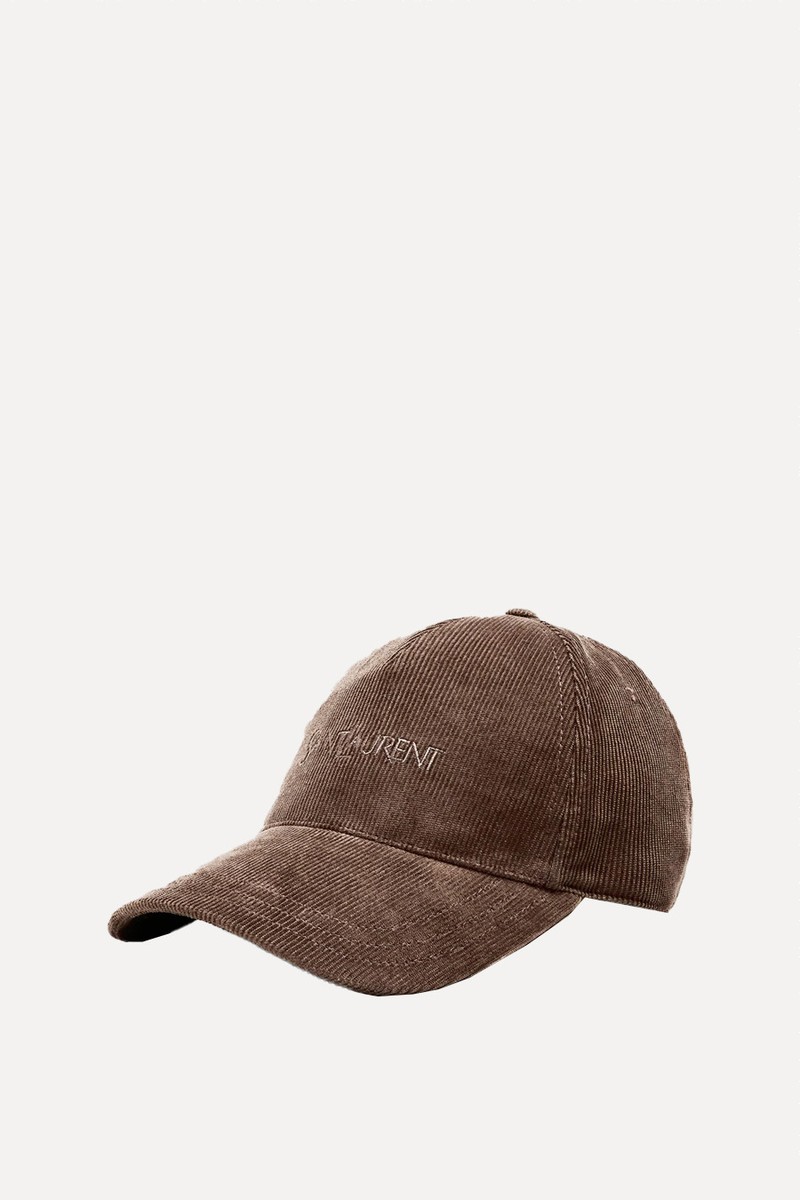 Cord Baseball Cap from  SAINT LAURENT