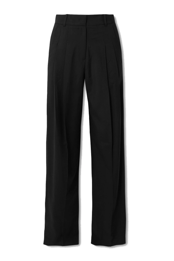 Gelso Pleated Tencel-Blend Straight-Leg Pants from The Frankie Shop