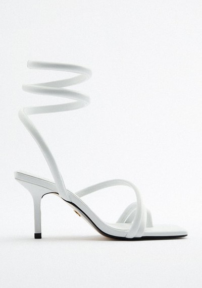 Heeled Spiral Sandals