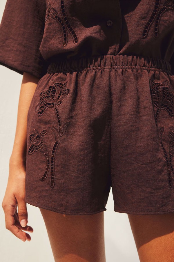 Broderie Anglaise Shorts from H&M