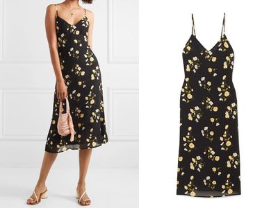 Dietrich Floral-Print Georgette Midi Dress from Reformation