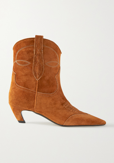 Dallas Suede Ankle Boots from Khaite