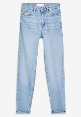 Bleach Stone Premium Mom Tapered Jeans