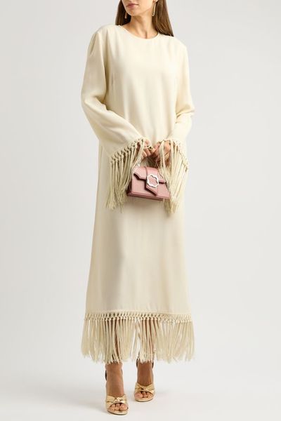 Claudia Venti Fringed Maxi Dress from TALLER MARMO