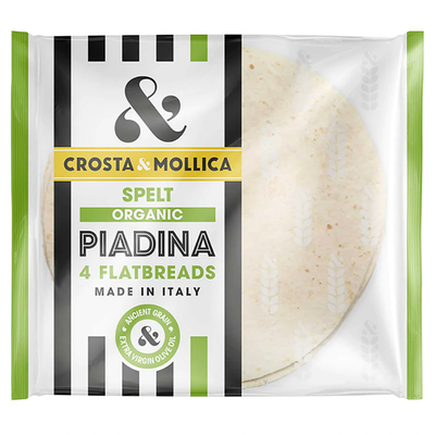 Mini Spelt Piadina Organic from Crosta & Mollica 