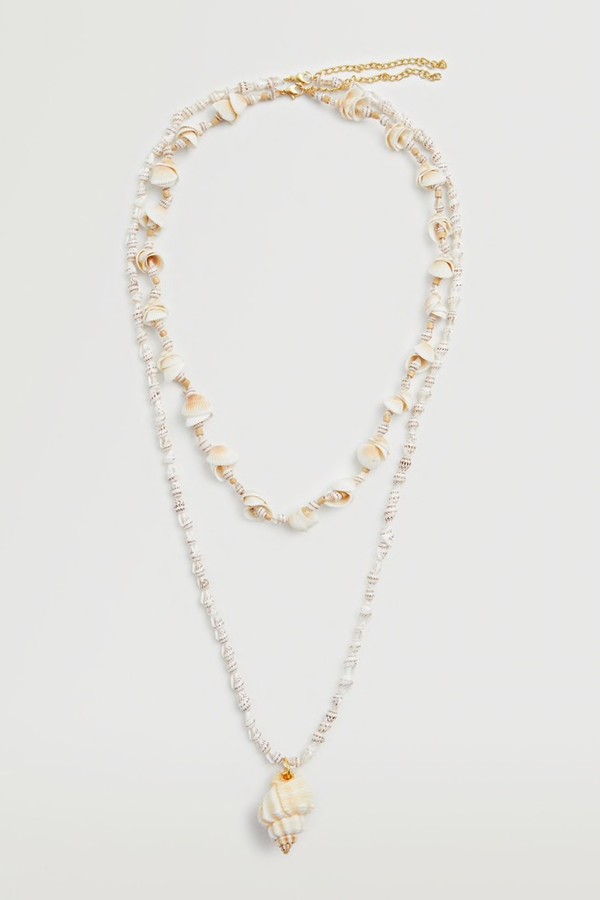 Shell Pendant Necklace from Mango