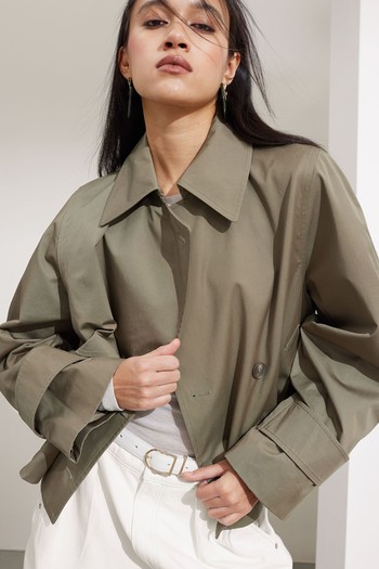 Short Trench Coat Jacket from & Other Stories