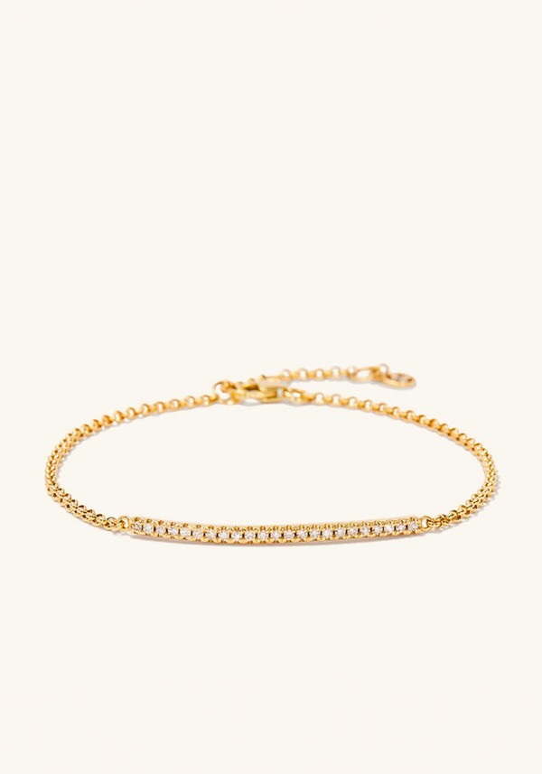 Pavé Diamond Bar Bracelet