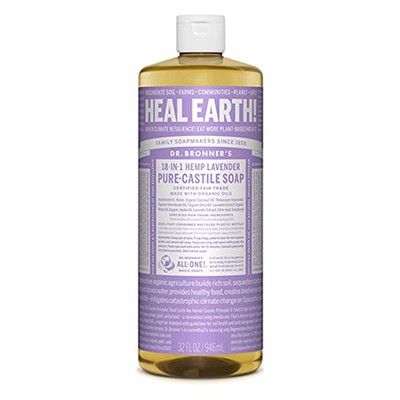 Dr Bronner's Organic Lavender Castile Liquid Soap from Dr Bronner