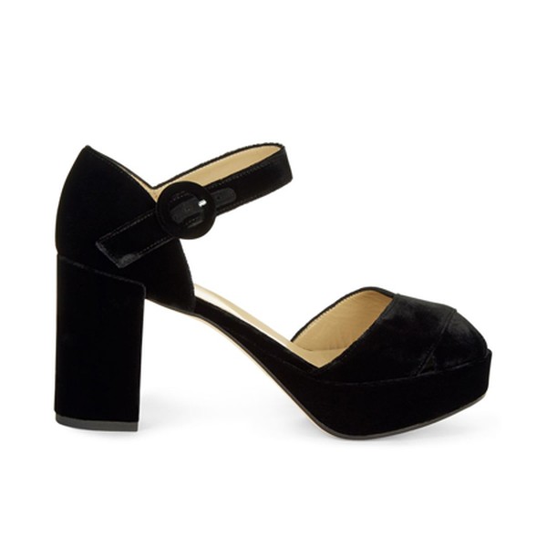 Alana Velvet Sandal