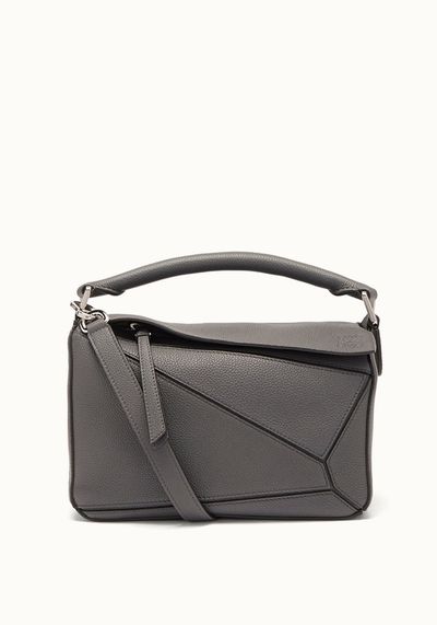 Puzzle Small Grained-Leather Crossbody Bag