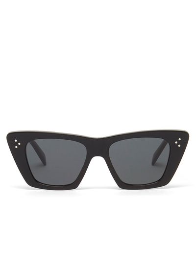 Edge Cat-Eye Acetate Sunglasses from Celine