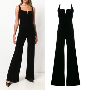 Velvet Elipse Jumpsuit from Galvan