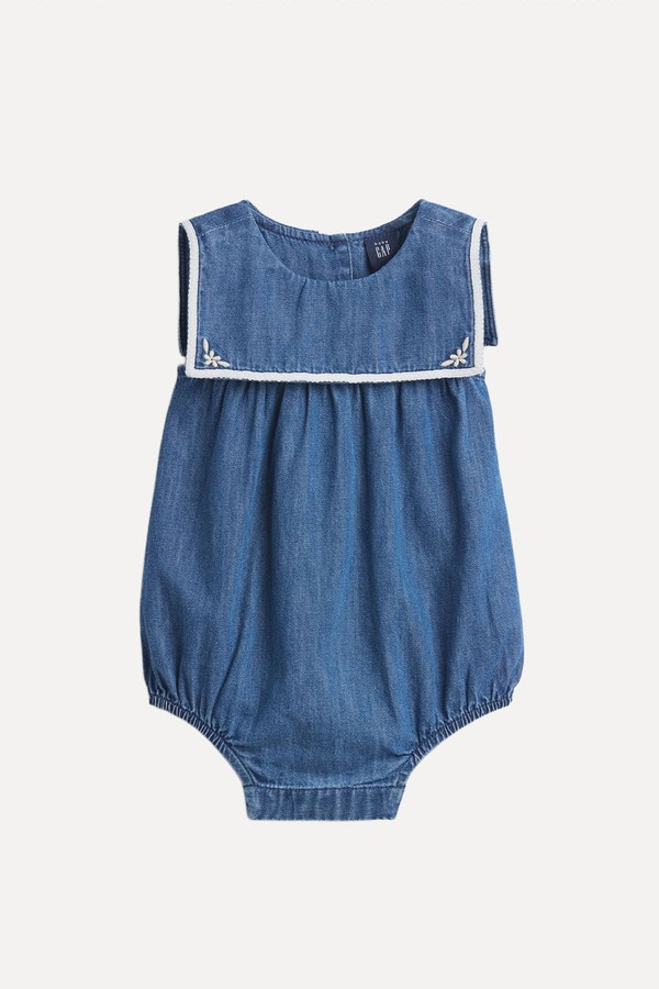 Denim Sailor Bubble One-Piece  from gap