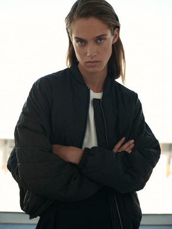 Black Bomber Jacket