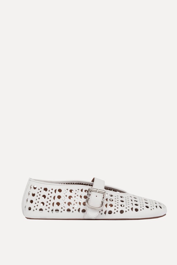 Vienne Lambskin Ballet Flats 