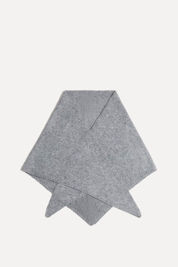 Garter-Stitched Triangle Scarf from H&M