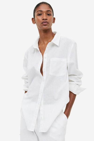 Linen-Blend Shirt from H&M