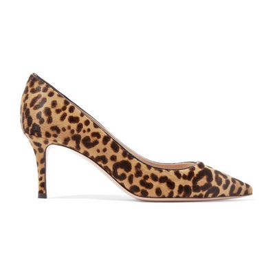 Leopard-Print Pumps from Gianvito Rossi