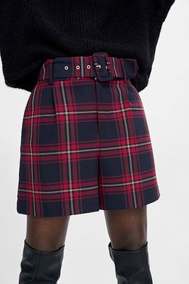 Check Bermuda Shorts from Zara