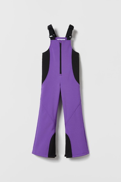 Wind-Proof & Water-Repellent Colour Block Quilted Snow Dungarees from Zara 