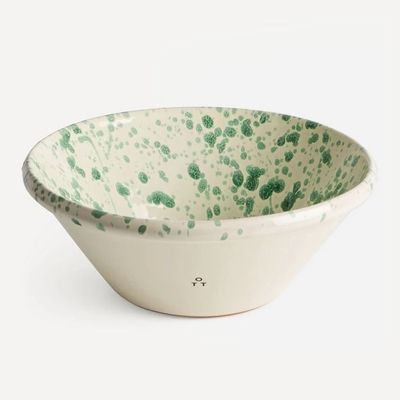 Salad Bowl Pistachio from Hot Pottery
