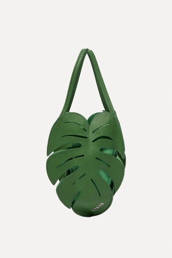 Palm Mini Leather Tote Bag from Staud