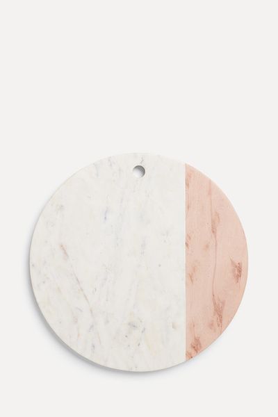 Round Marble Serving Platter