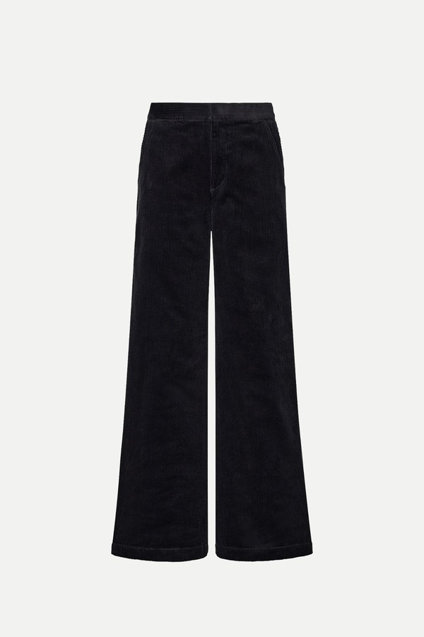 Corduroy Wide Leg Trousers