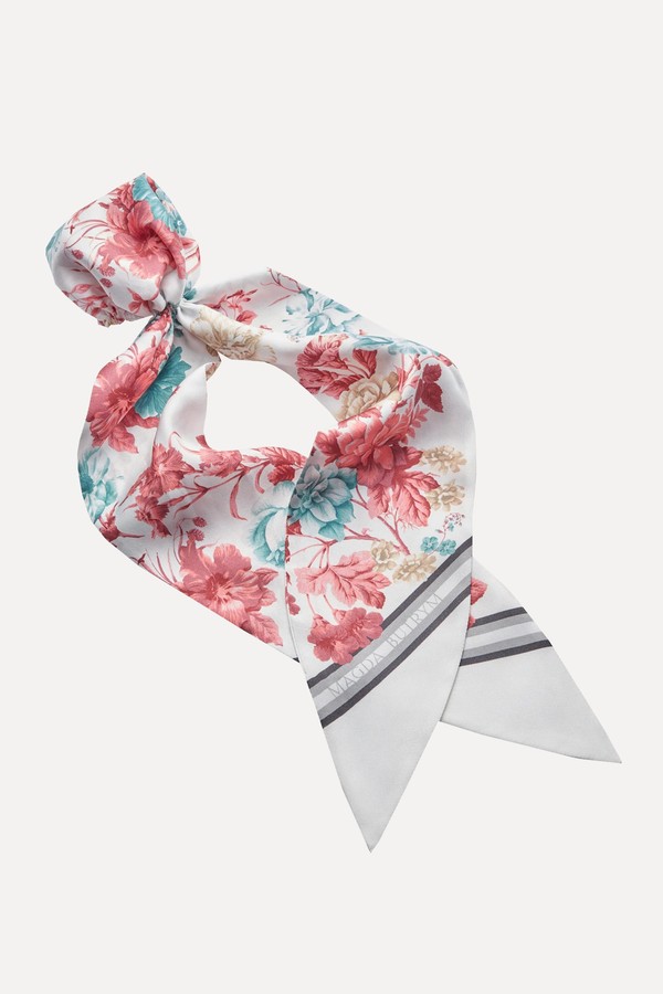 Floral Print Silk Scarf from Magda Butrym