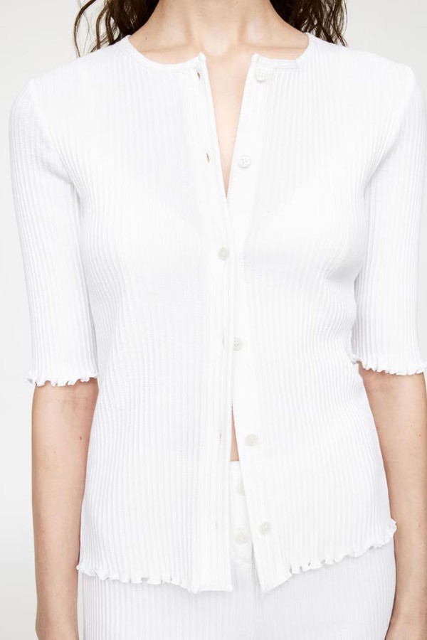 Pointelle Cotton Cardigan from Arket