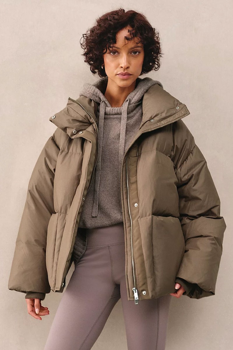 Down Filled Short Puffer Coat from The White Company