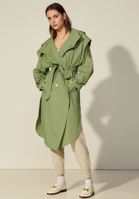 Long Coat With Hood from Sandro