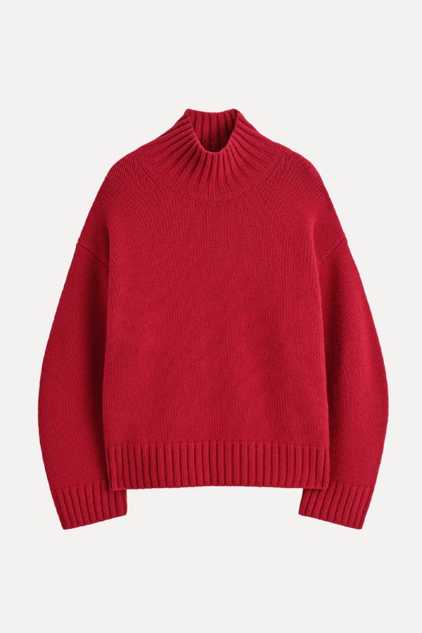 Cashmere Funnel-Neck Jumper from COS