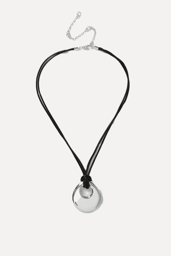 Irregular Pendant Cord Necklace from Marks and Spencer