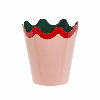 Scallop Tole Planter