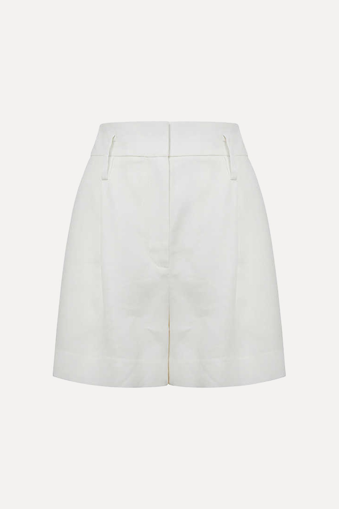 Hollie Linen Pleat Front Shorts from Reiss