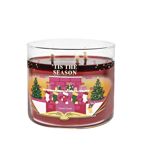 Tis The Season 3-Wick Candle